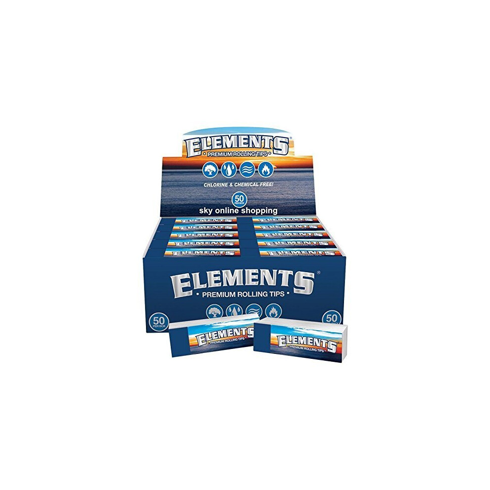 Rolling Paper 10X Booklets Elements Rolling Filter Tips Roaches Roach Paper Card Chlorine Chemical Free