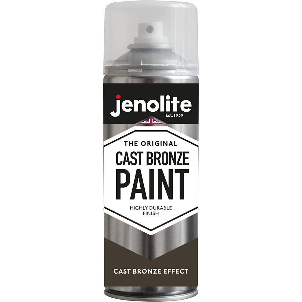 (1, Cast Bronze) JENOLITE Textured Effect Paint 400ml