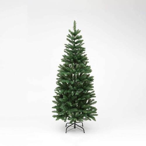 5FT/1.5M Slim Pine Green Tree Christmas with 280 Pencil Point Tips