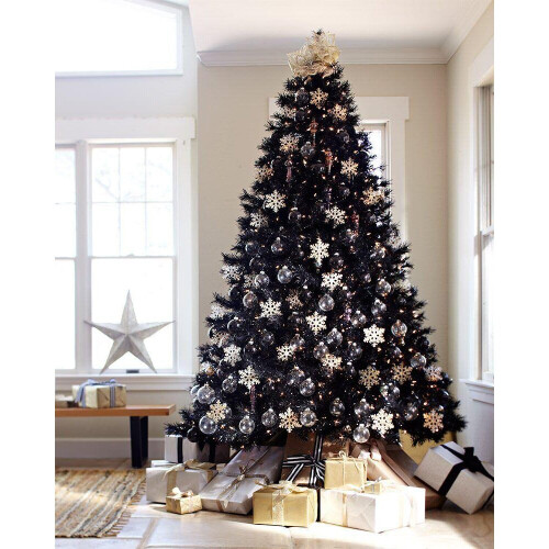 12ft/3.6m Black Alaskan Pine Artificial Christmas Tree Large Bushy 3134 Tips 1