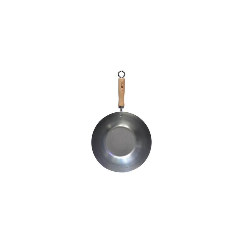 Stoven 27cm Standard Gauge Carbon Steel Wok