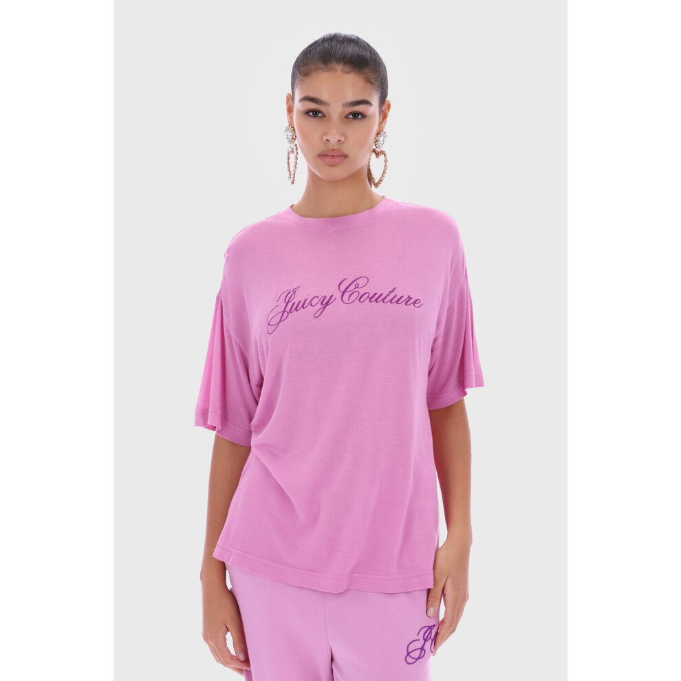 (XS) Juicy Couture Evelyn Orchid Pink T Shirt