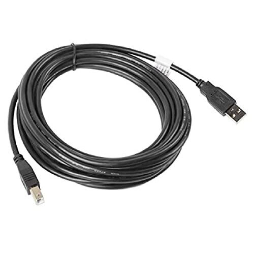 Lanberg AM-BM USB 2.0 Kabel 5m Sort