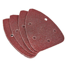 Amtech V4020 P60 Grit Hook and Loop Delta Sheets 10 Piece Set, 140mm x 140mm x 100mm Triangle Sanding Paper, 240 V, Clear, 140 x 140 x 100mm