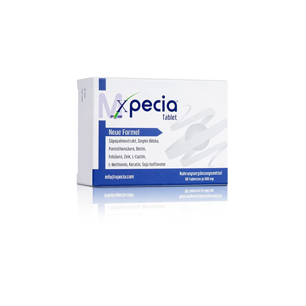 XPECIA FOR MEN ANTI HAIR LOSS DHT BLOCKER NEW HAIR GROWTH FORMULA 60 TABLETS