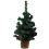 (Green) AAMEN 2ft Pre-Lit Tree With 20 Warm White LED Lights 1