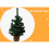 (Green) AAMEN 2ft Pre-Lit Tree With 20 Warm White LED Lights 6