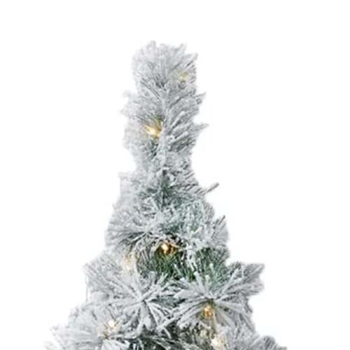(White) AAMEN 2ft Pre-Lit Tree With 20 Warm White LED Lights
