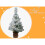 (White) AAMEN 2ft Pre-Lit Tree With 20 Warm White LED Lights 6