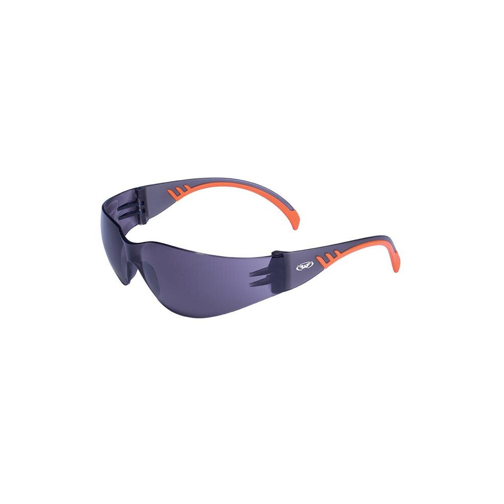 Global Vision Eyewear Flyzorgsm Flyz Orange Tips Smoke Lenses Safety Glass 787217768168