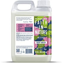 Faith In Nature Body Wash-Wild Rose 2.5L