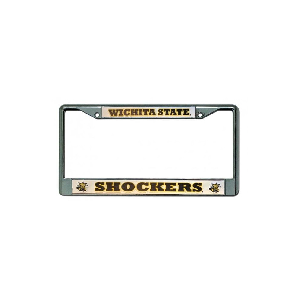 212 Main Fc310303 Wichita State Shockers Durable Chrome License Plate Frame 767345435231