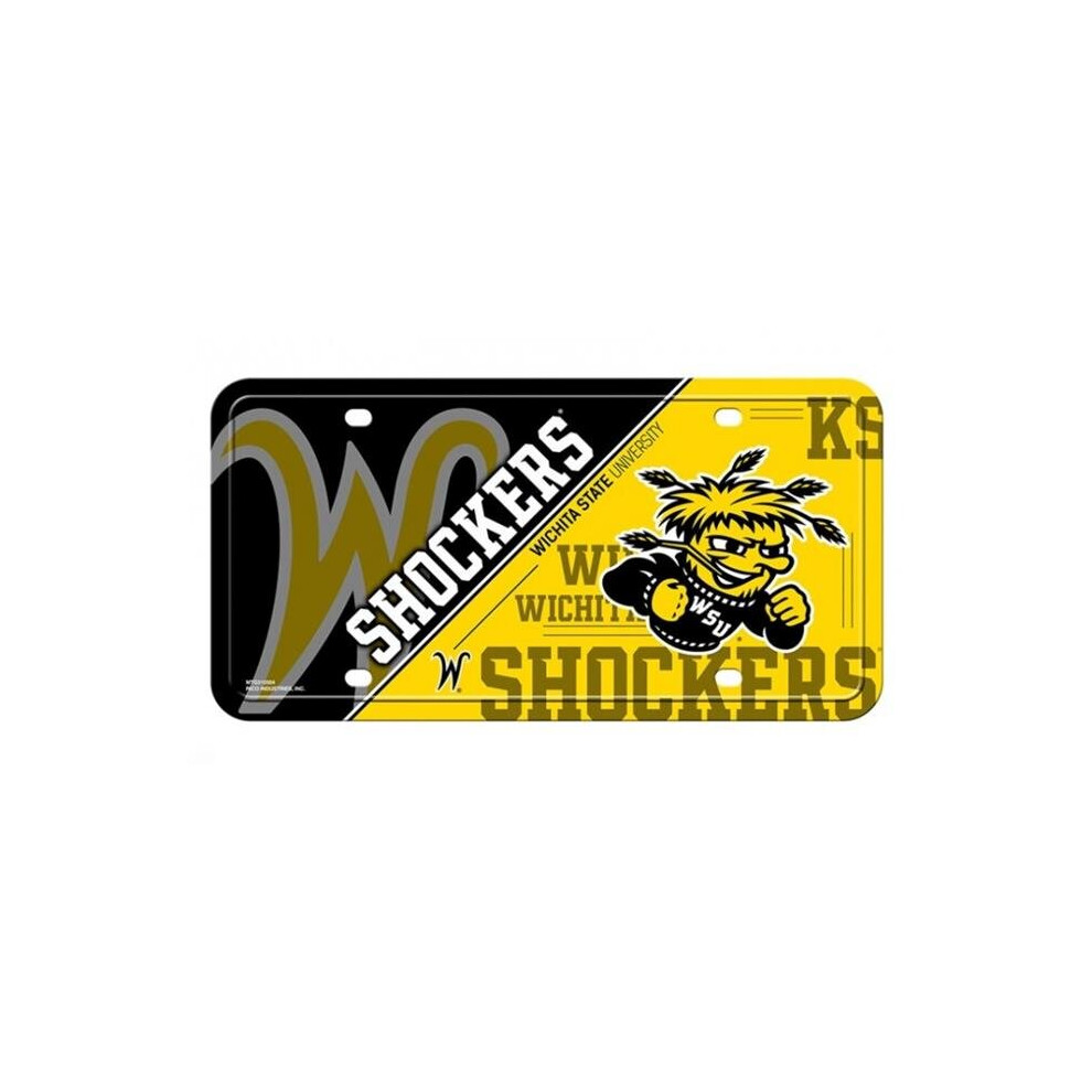212 Main Mtg310304 6 X 12 In. Wichita State Shockers Metal License Plate 767345435347