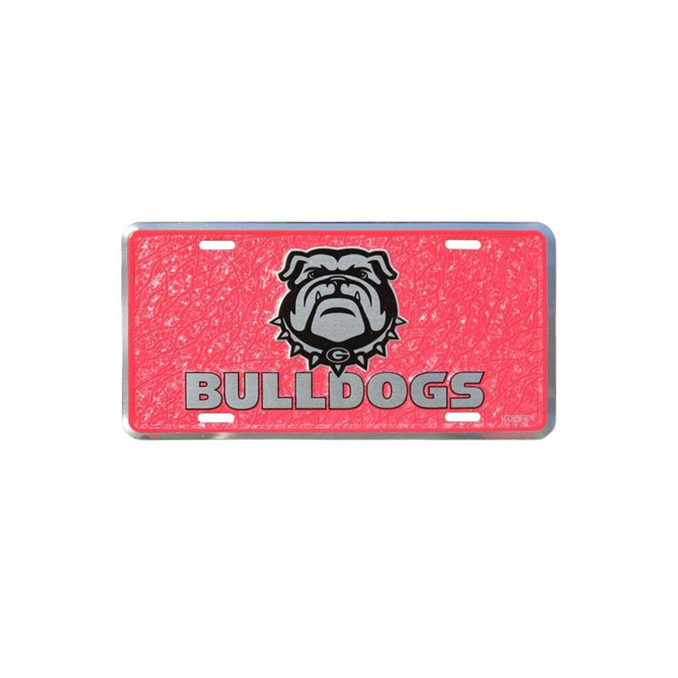 212 Main Ht2804 6 X 12 In. Georgia Bulldogs Mosaic Metal License Plate 760939906322