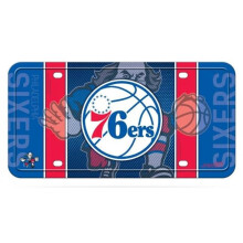 212 Main MTG90003 6 x 12 in. Philadelphia 76ers Metal License Plate
