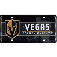 212 Main MTG9901 6 x 12 in. Las Vegas Golden Knights Metal License Plate