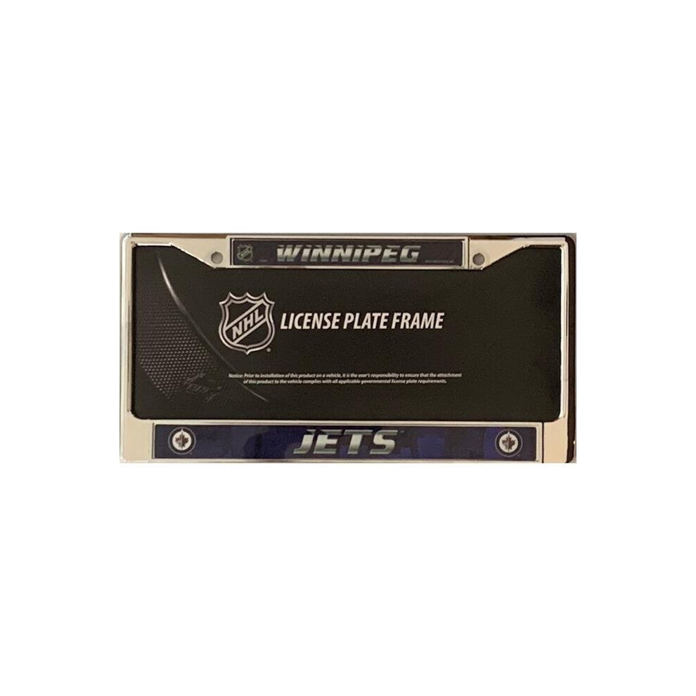 212 Main Fc10313 Winnipeg Jets Chrome License Plate Frame 767345417305