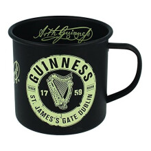 Shamrock Gift Company - Guinness - Black Label Enamel Mug