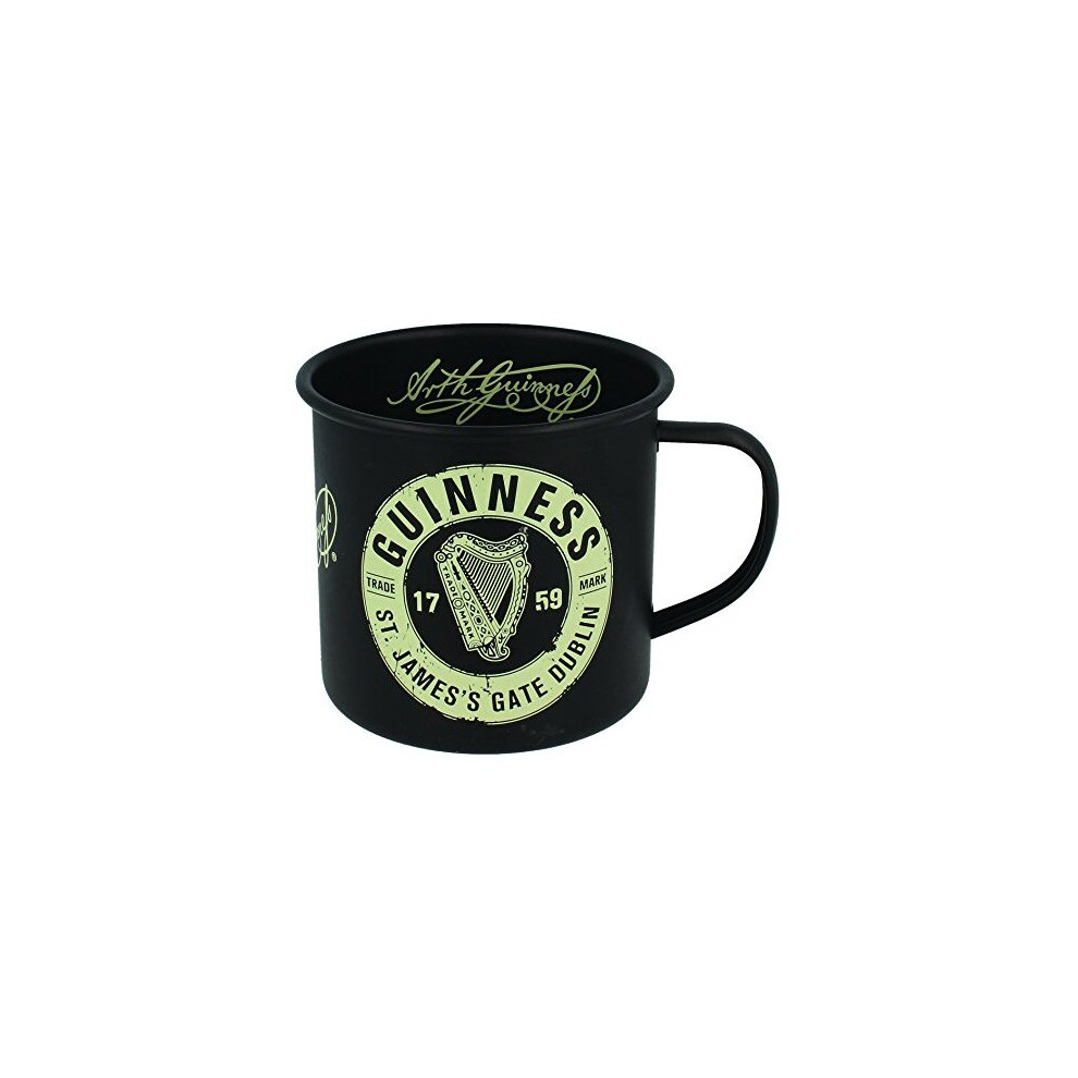 Shamrock Gift Company - Guinness - Black Label Enamel Mug