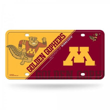 212 Main MTG380104 6 x 12 in. Minnesota Golden Gophers Metal License Plate