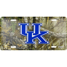 212 Main MC50114 6 x 12 in. Kentucky Wildcats Woodland Metal License Plate