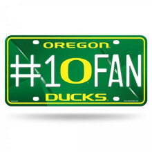 212 Main MTF510103 6 x 12 in. Oregon Ducks No.1 Fan Metal License Plate