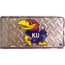 212 Main SA2657 6 x 12 in. Kansas Jayhawks College Diamond License Plate