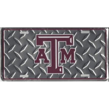 212 Main 2740 6 x 12 in. Texas A&M Diamond License Plate