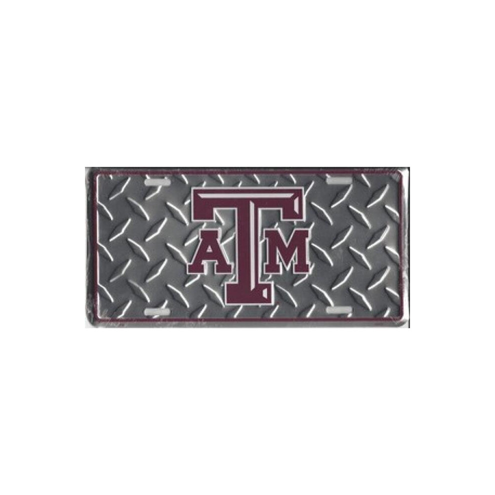 212 Main 2740 6 X 12 In. Texas A&M Diamond License Plate 783935027037
