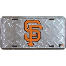 212 Main 2642 6 x 12 in. San Francisco Giants Diamond License Plate