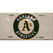 212 Main 681 6 x 12 in. Oakland Athletics As License Plate