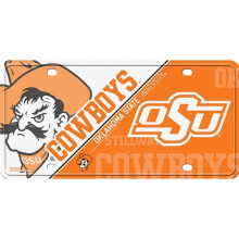 212 Main MTG230003 6 x 12 in. Oklahoma State Cowboys Metal License Plate