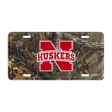 212 Main MC50125 6 x 12 in. Nebraska Huskers Camoflauge License Plate