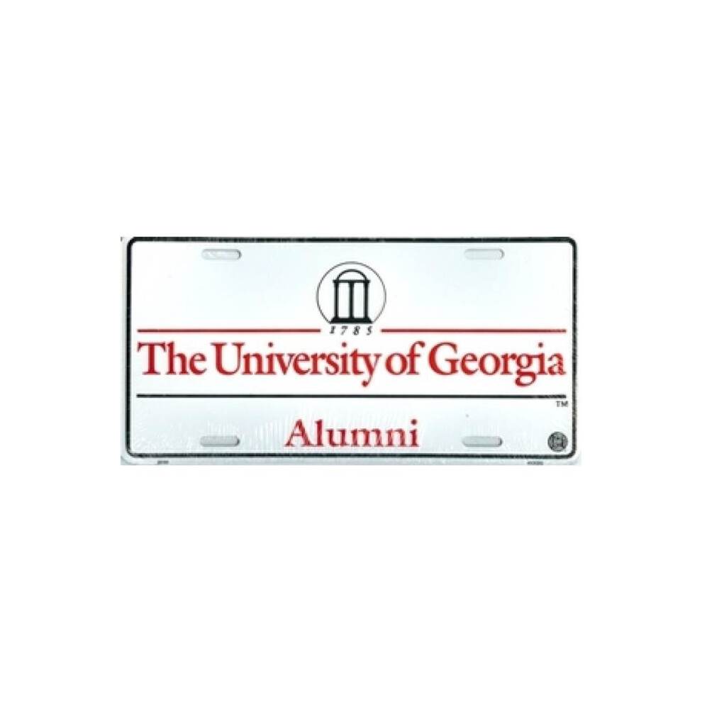 212 Main 2099 6 X 12 In. University Of Georgia Aluminium License Plate 783935028690