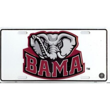 212 Main 2096 6 x 12 in. Alabama BAMA Elephant License Plate