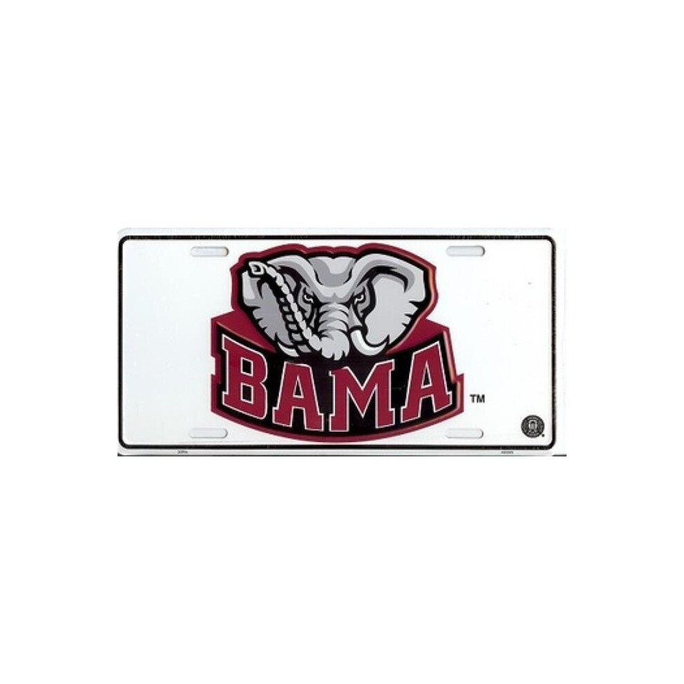 212 Main 2096 6 X 12 In. Alabama Bama Elephant License Plate 783935028683