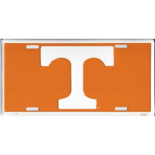212 Main 2424 6 x 12 in. Tennessee Volunteers Metal License Plate