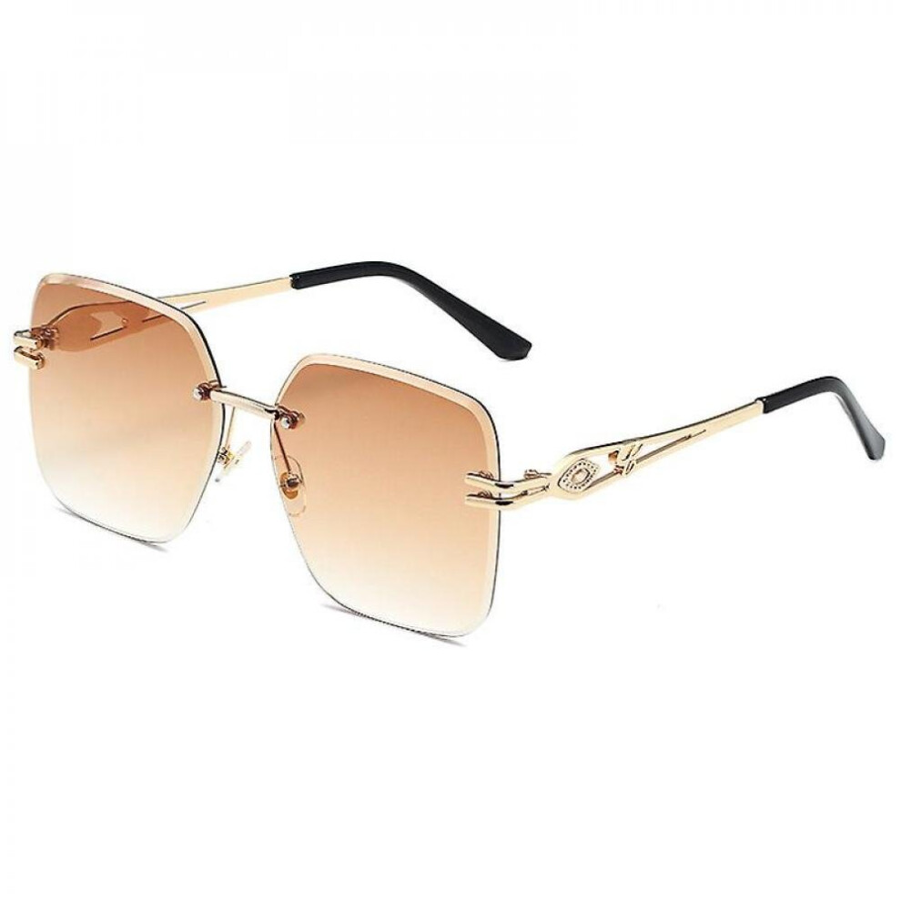 Polarized Polygon Aviator Sunglasses For Women And Men Designer Square Metal Frame