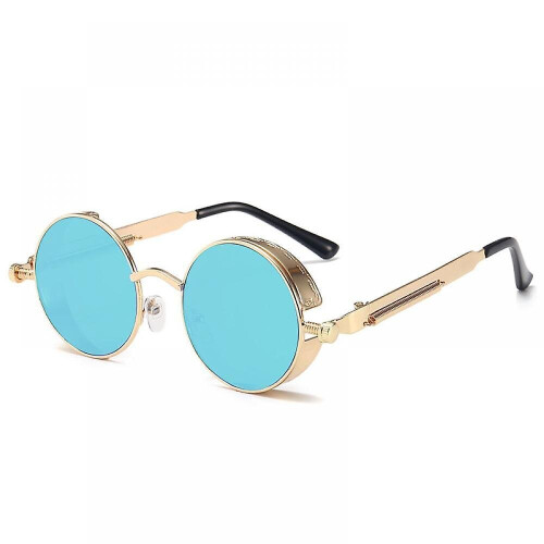 Vintage Steampunk Retro Metal Round Circle Frame Sunglasses on OnBuy