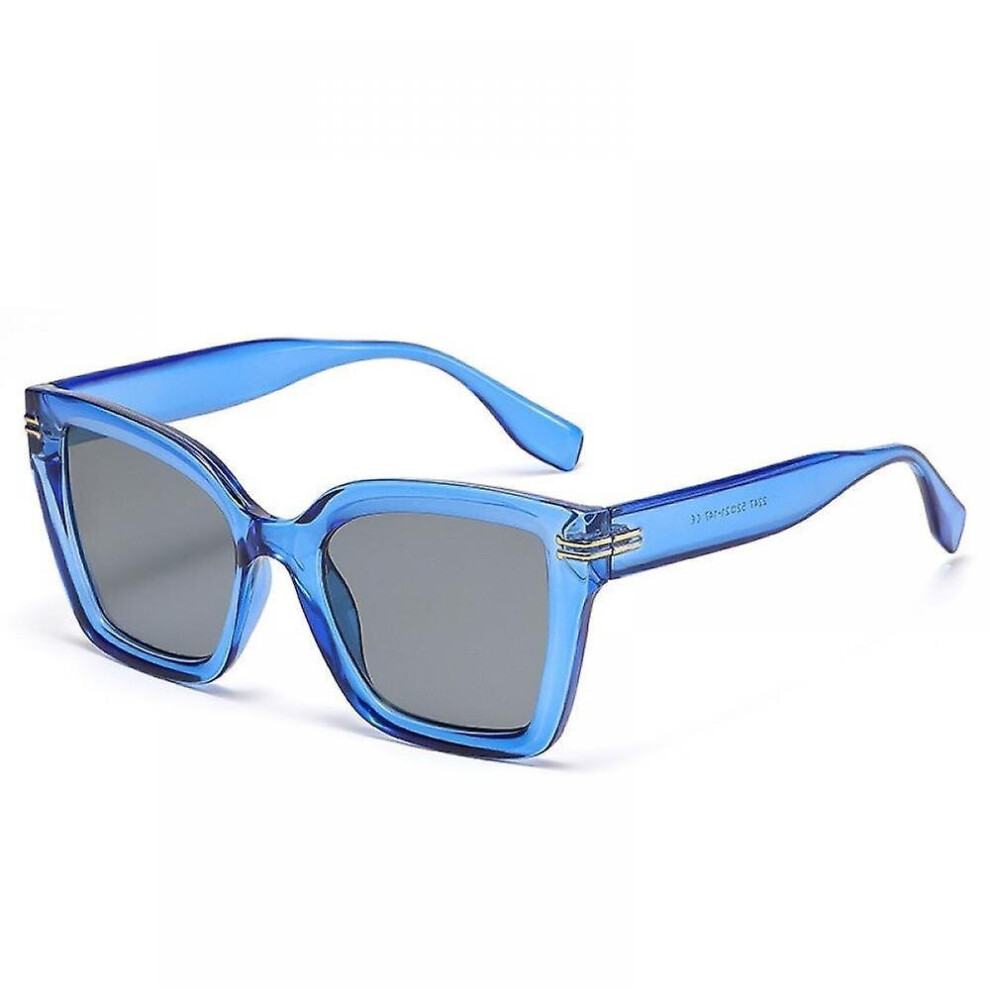 Retro Oversized Square Sunglasses Women, Trendy Designer Vintage Shades Uv 400