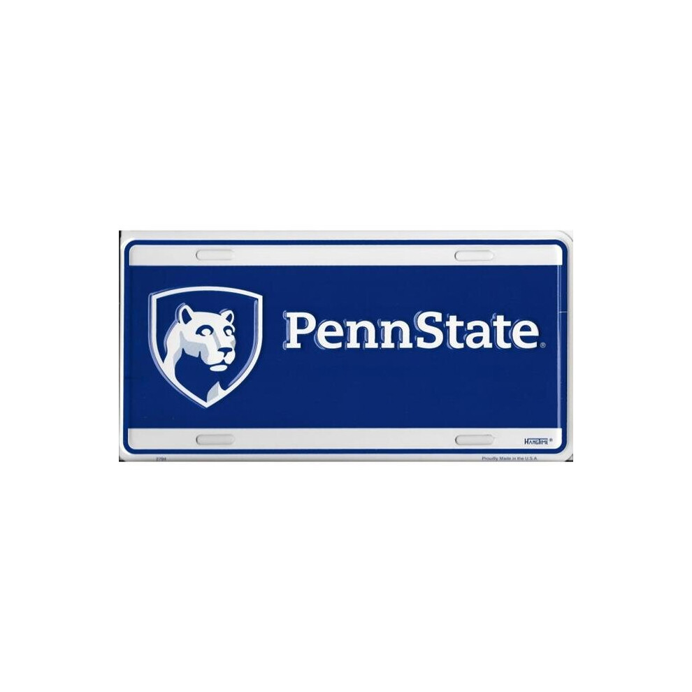212 Main Ht2794 6 X 12 In. Penn State Nittany Lions Metal License Plate 723888896762