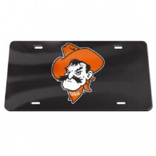 212 Main WCS03246 OSU Pistol Pete Black Laser License Plate