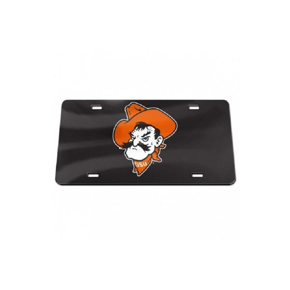 212 Main Wcs03246 Osu Pistol Pete Laser License Plate Black 614934032466