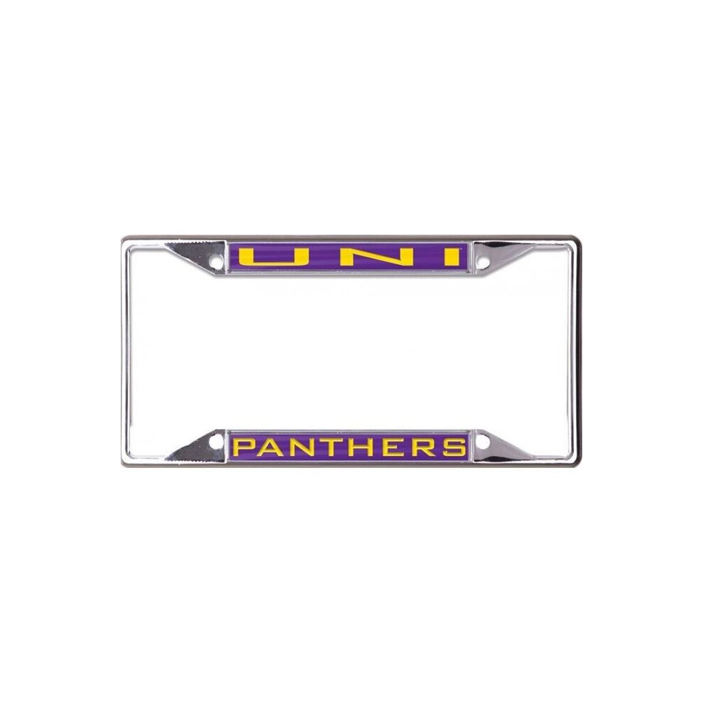 212 Main Wcs67865 6 X 12 In. University Of Northern Iowa Panthers Chrome License Plate Frame 614934678657