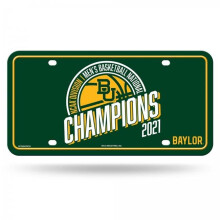 212 Main MTG2607BC21 6 x 12 in. Baylor Bears 2021 National Champs Metal License Plate