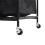 Living And Home Triple Bag Rolling Laundry Sorter with Lift-up Ironing Board 6