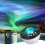 Aurora Galaxy Projector Night Light Lamp Music Voice Smart APP USB 4