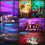 Aurora Galaxy Projector Night Light Lamp Music Voice Smart APP USB 10