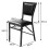Costway 2 PCS Steel Folding Chair PU Upholstered Counter Height Side Chairs 3