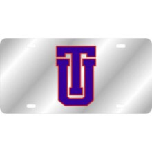 212 Main 195019 6 x 12 in. University of Tulsa Silver Laser License Plate